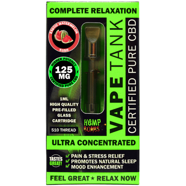 Hemp Bombs CBD Vape Oil Cartridge Product Review