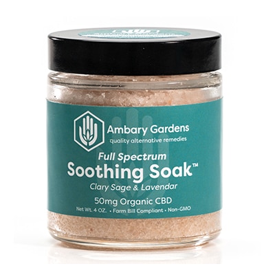 Ambary Gardens CBD Salts: Soothing Soak Product Review
