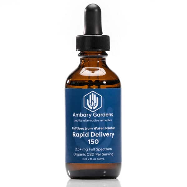 Ambary Gardens CBD Tinctures: Full-Spectrum Water Soluble Rapid Delivery 150 Product Review