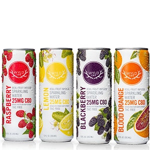 WYLD CBD Sparkling Water Product Review: 4 Flavor Pack