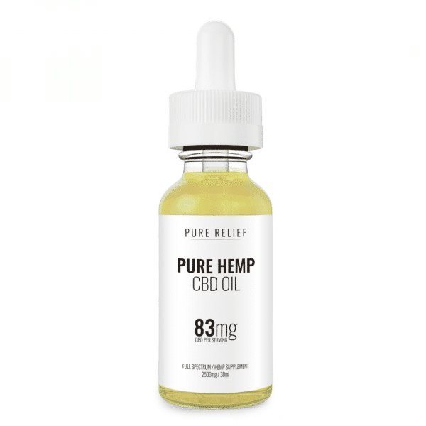 Pure Relief Pure Hemp Extra-Strength CBD Oil (2500mg Product Review