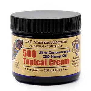 CBD American Shaman CBD Topical Cream Product Review: 500mg, THC-Free, Full-Spectrum