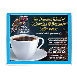 CBD American Shaman CBD Coffee Product Review K-Cups