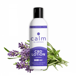 Calm by Wellness CBD lavender lotion review