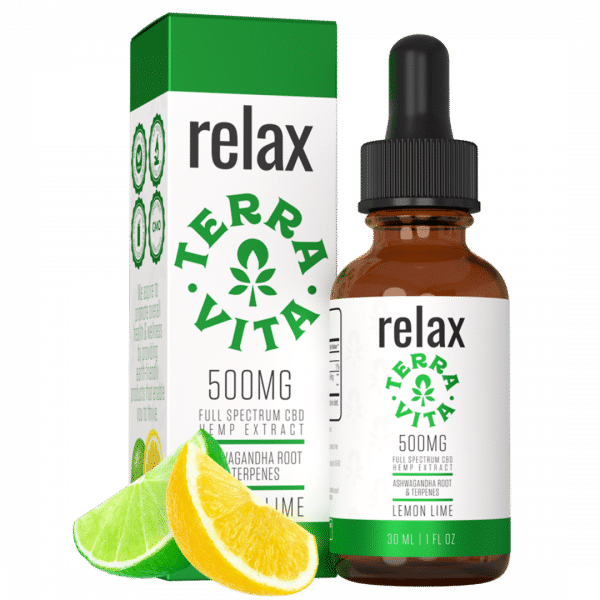 TerraVita Relax CBD Tincture for Anxiety (500-4000mg) Product Review