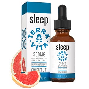 TerraVita Sleep CBD Tincture with Melatonin (500-4000mg) Product Review