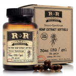 R+R Medicinals THC-Free CBD Softgels Review 30mg