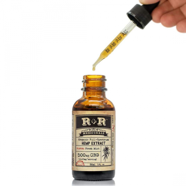 R+R Medicinals CBD Tincture 500mg Review