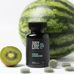 Just Live Calm Gummies Product Review (2021): CBG + CBD Isolate, Vegan, 750mg, Watermelon Kiwi