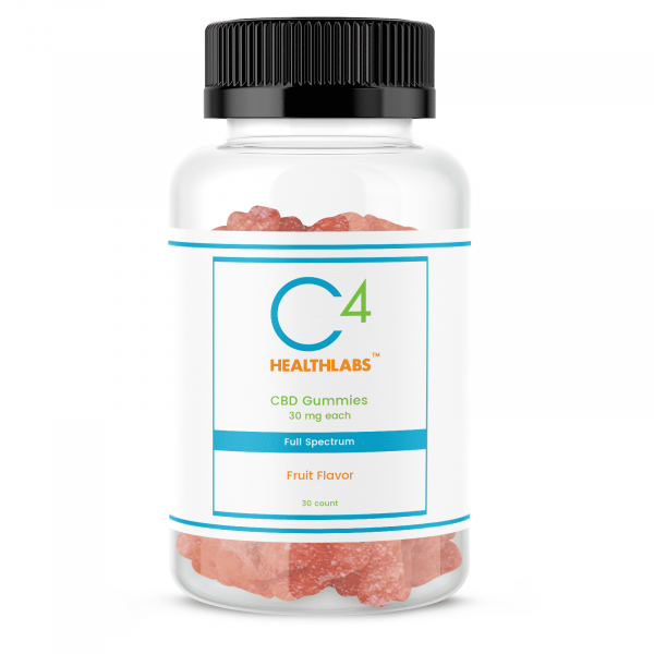 C4 Healthlabs CBD Gummies (900mg) Product Review: THC-Free, Full-Spectrum