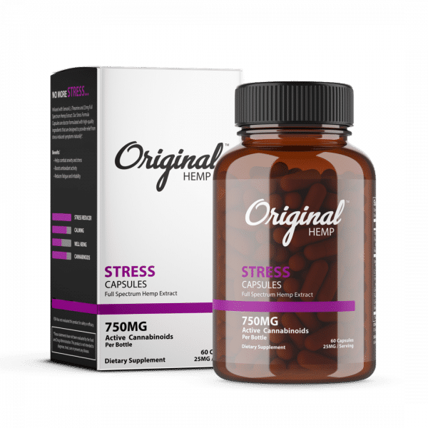 Original Hemp Stress Capsules | Full-Spectrum Hemp Extract (750mg) Review
